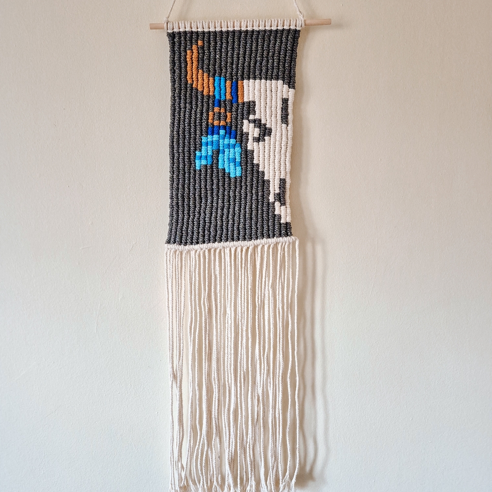 Handcrafted Bull Skull Wall Hanging